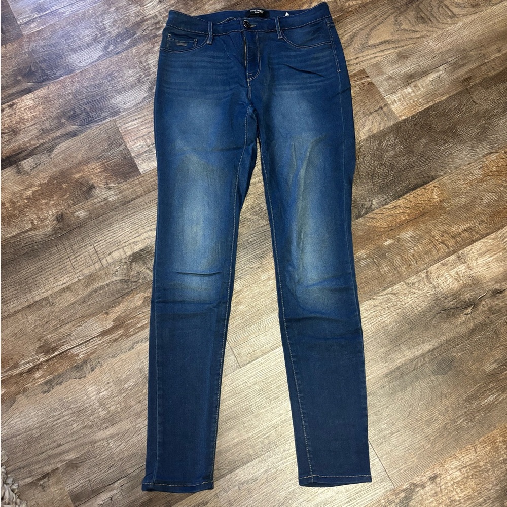 Nine West Dark Blue Skinny Jeans Size 10